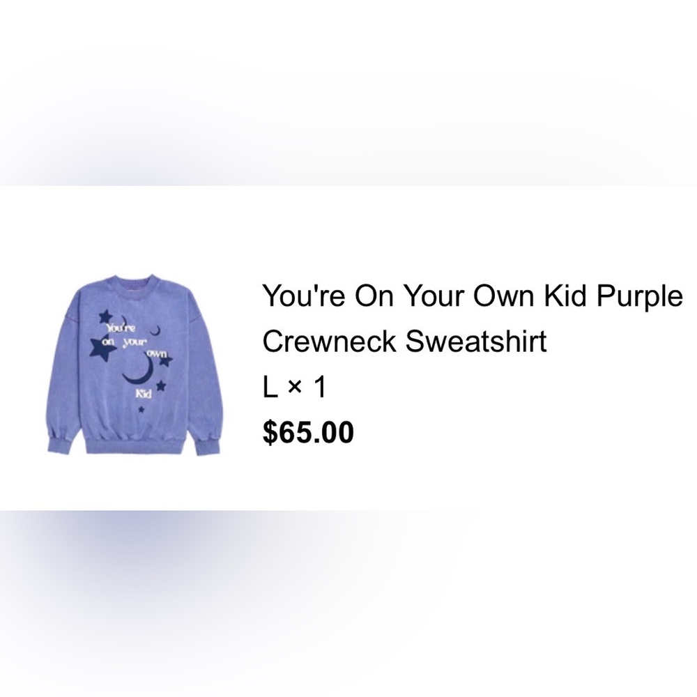 Brand new You’re on your own kid taylor swift crewneck